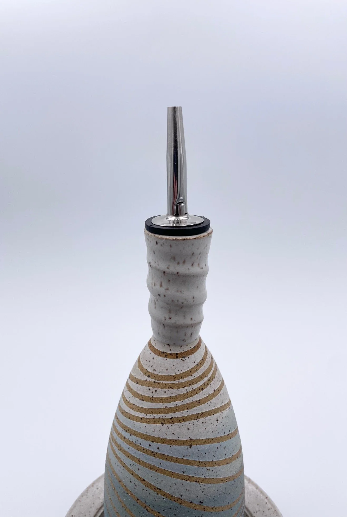 Swellian Handmade Ceramic Olive Oil Cruet | Stoneware Oil